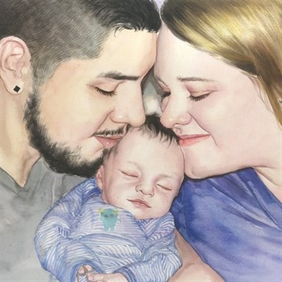 Hand Painted Watercolor from Photos - myDaVinci